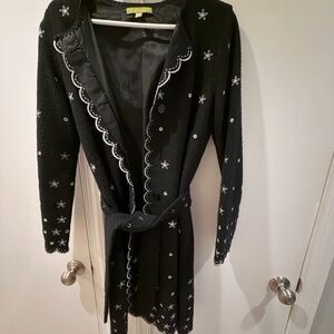 Sigrid Olsen Black Textured Jacket